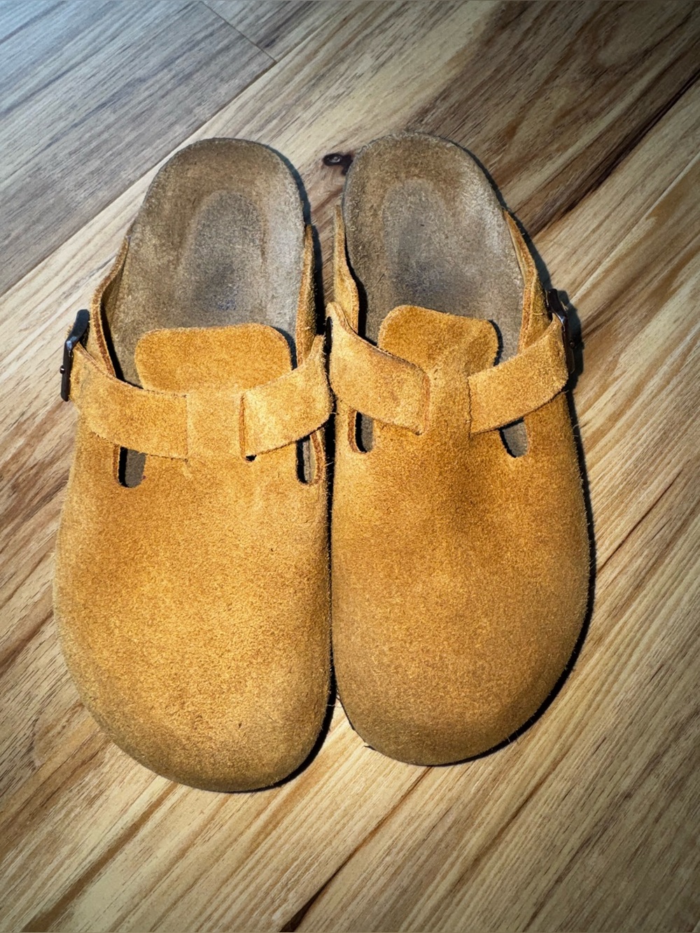 Birkenstock - Boston Soft Footbed Suede Leather Mink